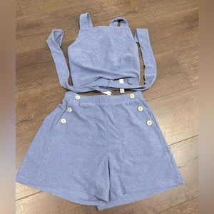 Madewell short set NWT